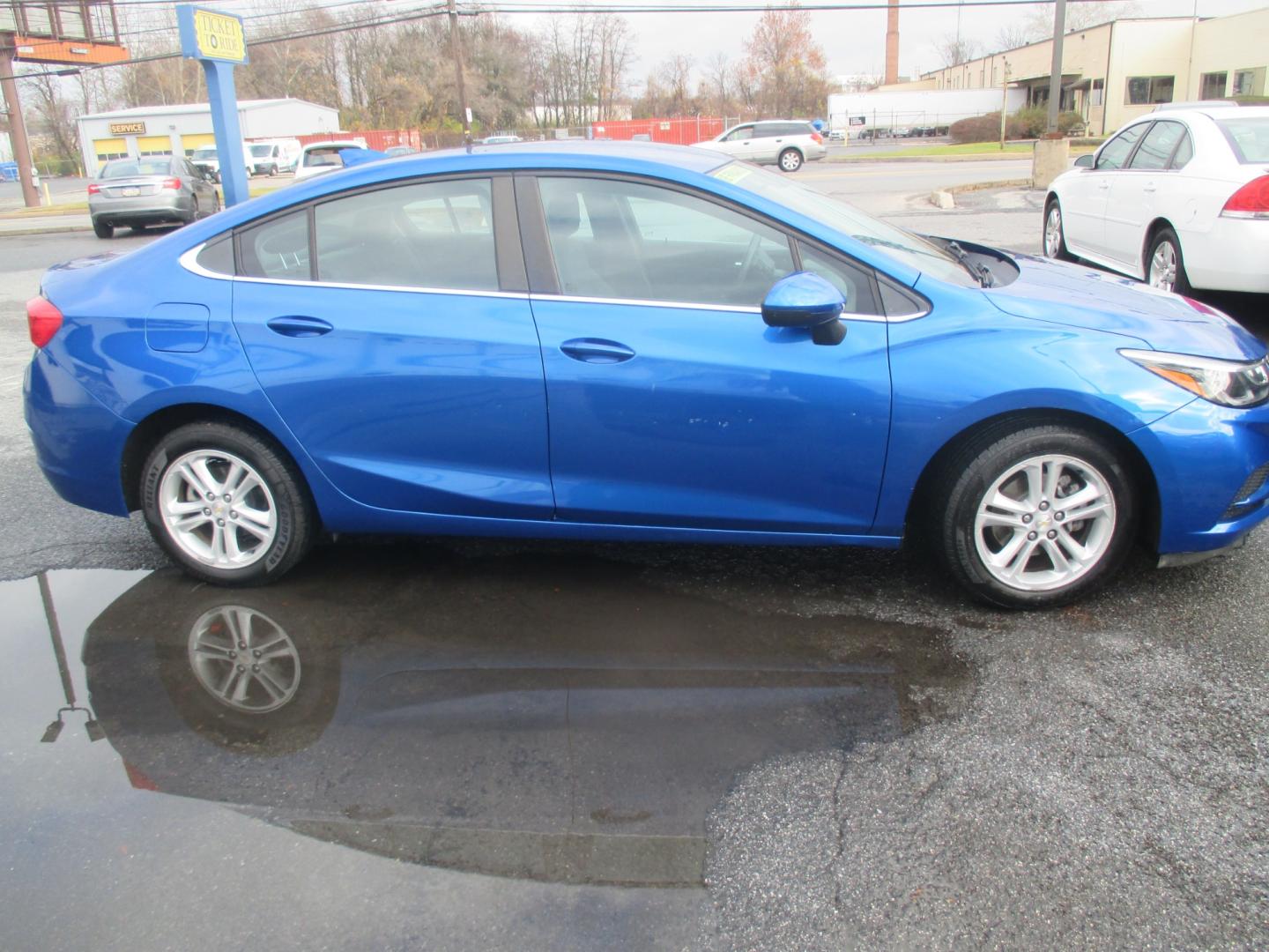 2017 BLUE Chevrolet Cruze LT Auto (1G1BE5SMXH7) with an 1.4L L4 DOHC 16V TURBO engine, 6A transmission, located at 1254 Manheim Pike, Lancaster, PA, 17601, (717) 393-9133, 40.062870, -76.323273 - Photo#1